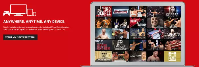 Sledujte zápasy UFC ve vašem pc, tabletu nebo mobilu – UFC livestream