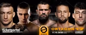 Oktagonu 17 fight card, online přenos, program a výsledky