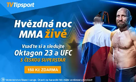 Oktagon 23 a UFC Procházka živě na TV Tipsport zadarmo