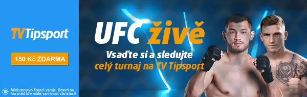 UFC live stream online na TV Tipsport