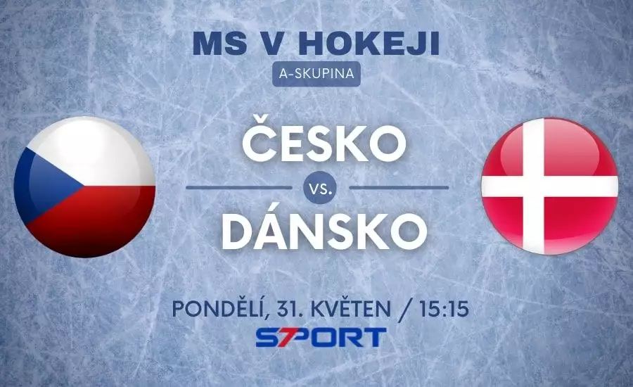 MS v hokeji 2021 Česko - Dánsko online stream zdarma