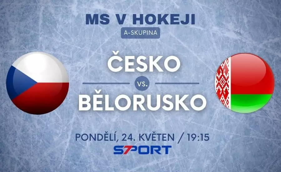 MS v hokeji 2021 Česko - Bělorusko online livestream zdarma