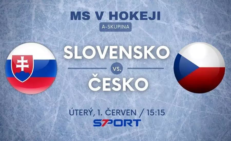 MS v hokeji 2021 Slovensko - Česko live stream zdarma