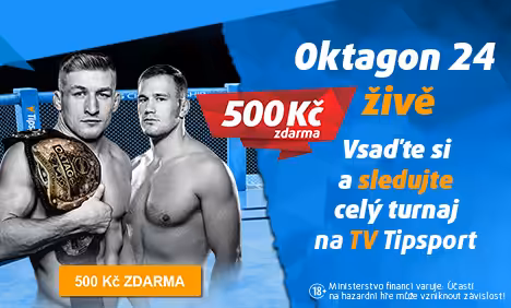 Oktagon 24 živě na TV Tipsport Sledujte Oktagon 24 živě na TV Tipsport