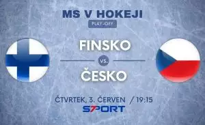 MS v hokeji 2021 Česko - Finsko online stream zdarma