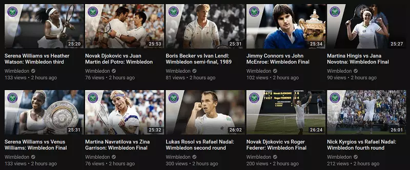 Sledujte Wimbledon 2021 live stream na YouTube TV