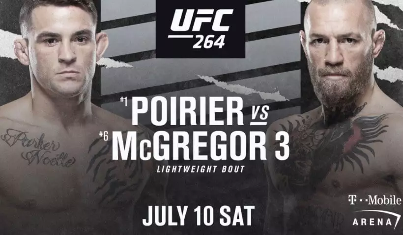 UFC 264 program Poirier vs. McGregor. Fight card, výsledky, live stream.