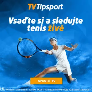 Sledujte tenisové přenosy živě - Livestream zdarma na TV Tipsport