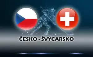 Česko – Švýcarsko hokej ZOH 2022