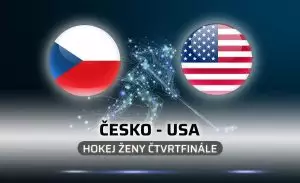 Česko – USA hokej ženy ZOH 2022