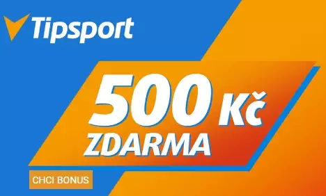 Tipsport bonus 500 KČ zdarma