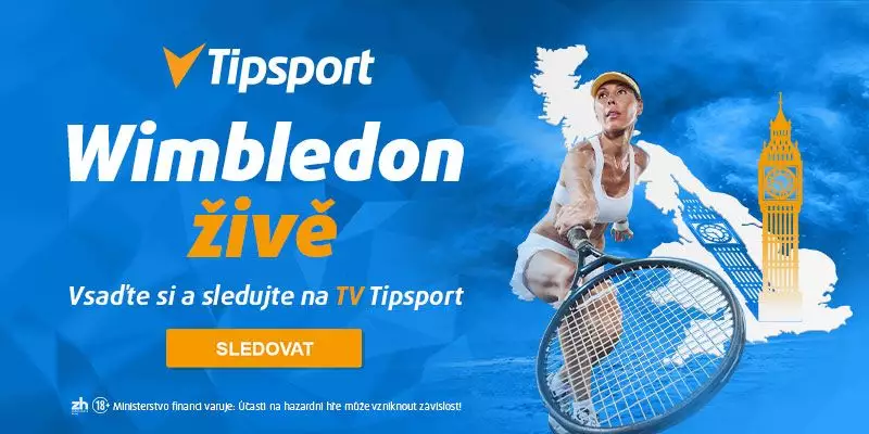 Wimbledon živě na TV Tipsport