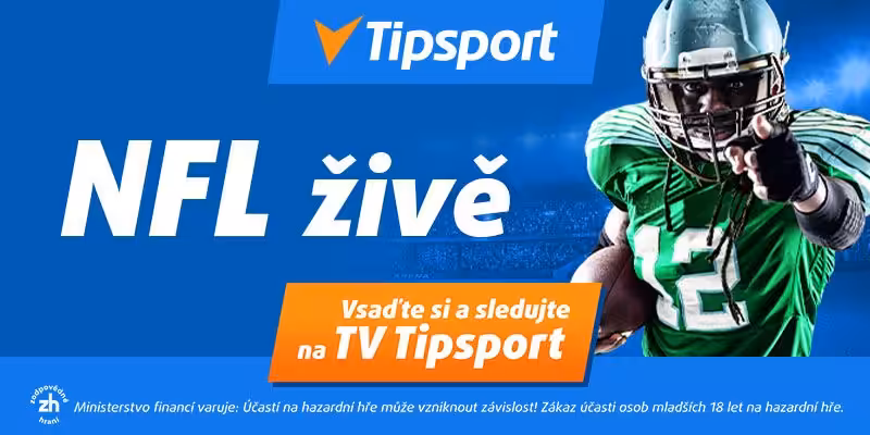NFL živě na TV Tipsport 800x400
