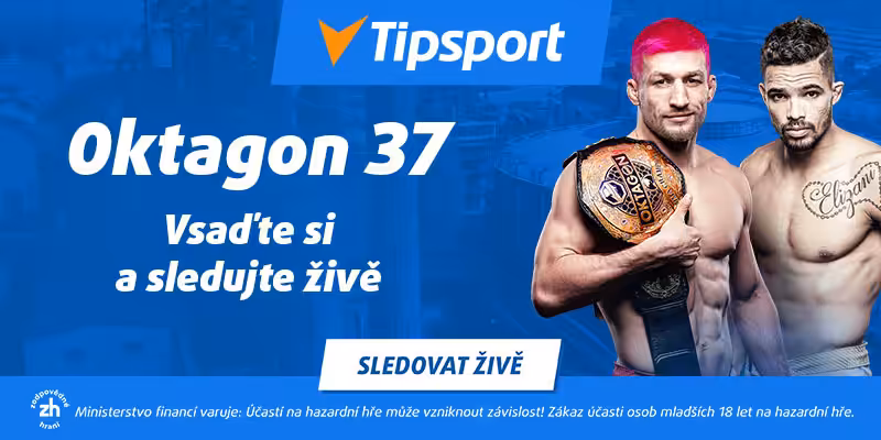Oktagon 37 live stream živě na TV Tipsport