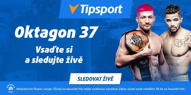 Oktagon 37 live stream živě na TV Tipsport