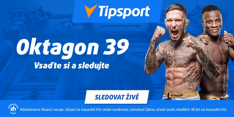 Oktagon 39 live stream živě na TV Tipsport