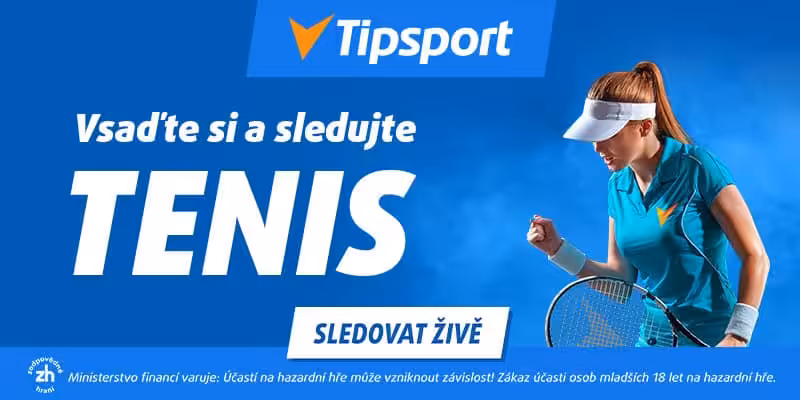 Sledujte tenis na TV Tipsport