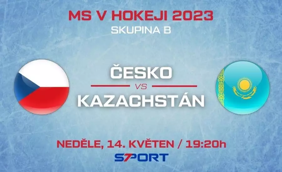 Česko - Kazachstán MS v hokeji 2023