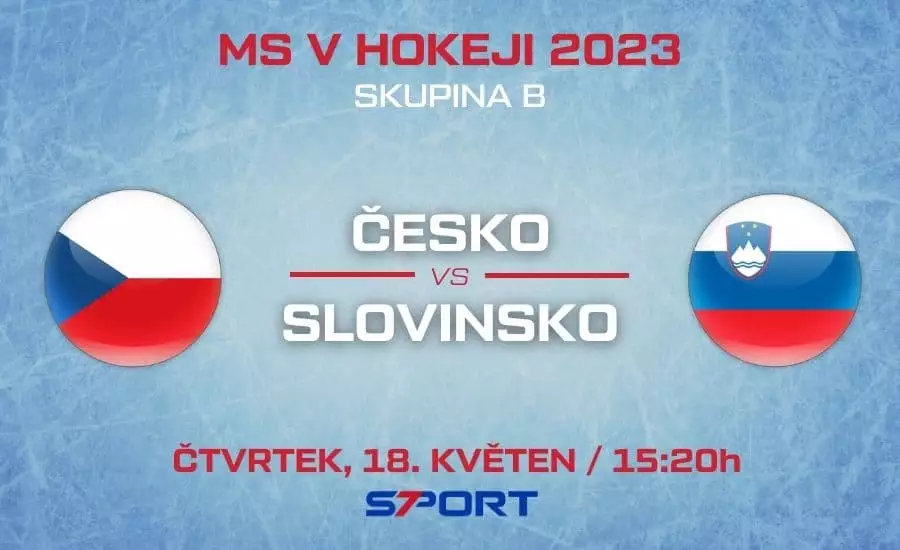 Česko - Slovinsko MS v hokeji 2023