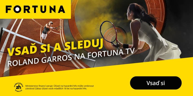 Sledujte Roland Garros na Fortuna TV