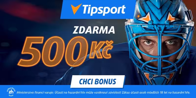 Tipsport bonus 500kč na MS v hokeji