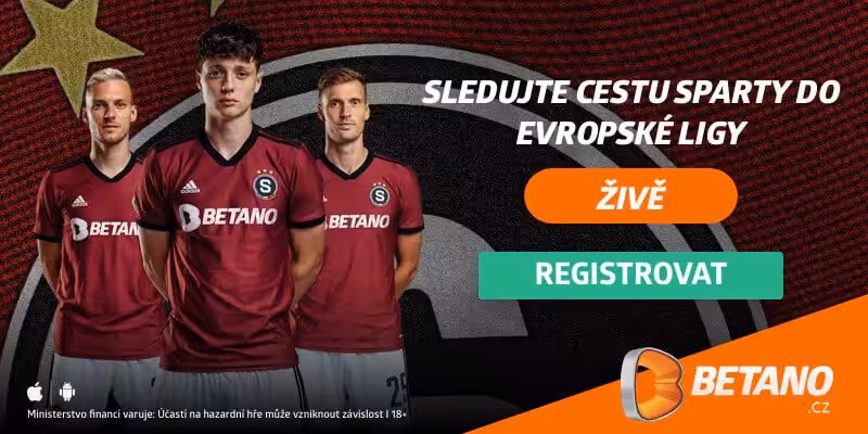 Sparta v Evropské lize na TV Betano