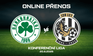 Panathinaikos - Hradec online Konferenční liga (play-off) 20. 8. 2026