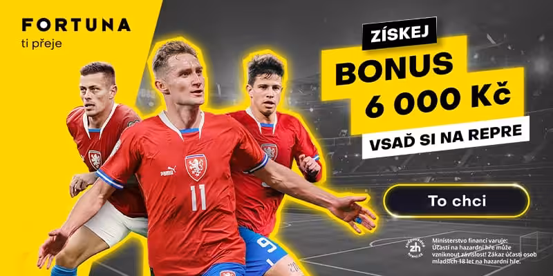 Ukrajina - Česko Liga národů 2024/25 - sestavy, live přenos, kurzy 2 FORTUNA Vsaď si na repre