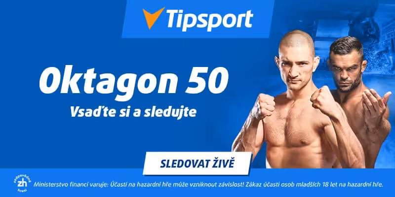 Oktagon 50 Ostrava (9.12.) – program, video, karta, výsledky, live stream i v TV! 2 Tipsport Oktagon 50