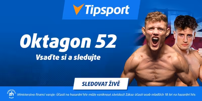 Oktagon 52 zive na Tipsport TV