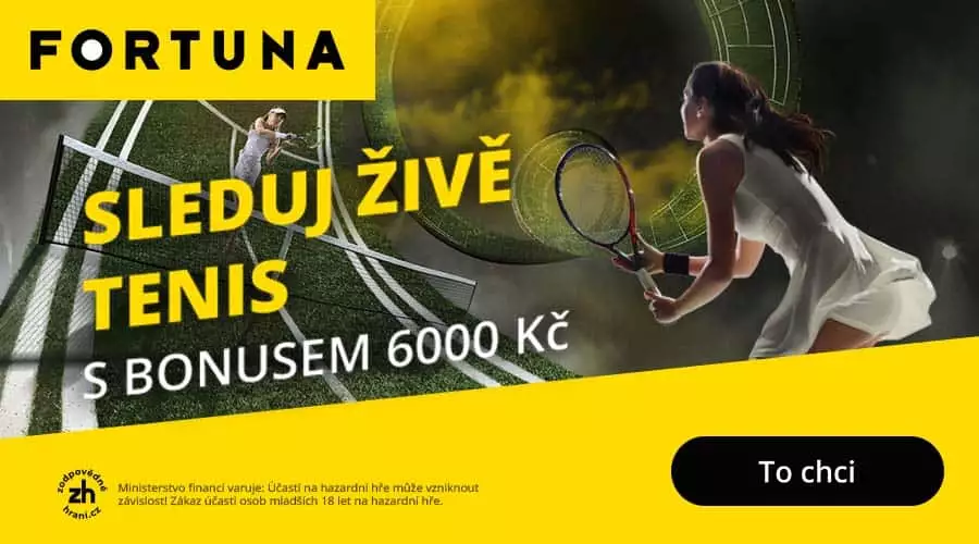 Tenis živě na Fortuna TV