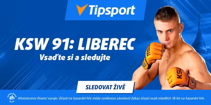 KSW 91 Liberec: Brichta vs. Mircea - program, karta, zápasy, vstupenky, live stream zdarma 3 KSW 91 živě na TV Tipsport