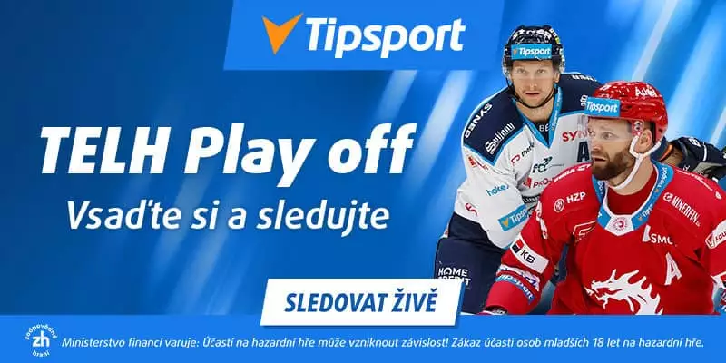 Tipsport Extraliga Play off live na TV Tipsport