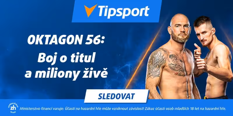 Oktagon 56 live stream na TV Tipsport