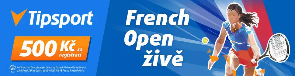 French Open live stream od TV Tipsport