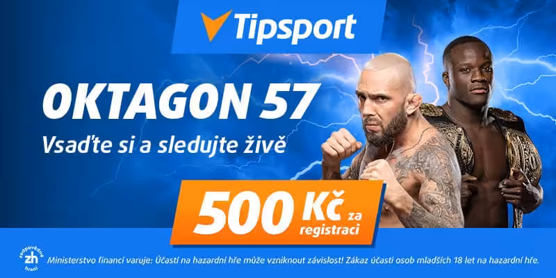 Oktagon 57 live na TV Tipsport
