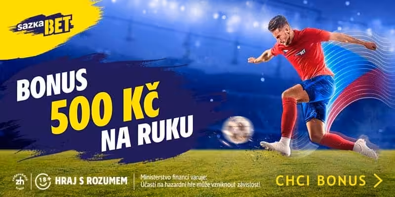 Sazka bonus 500kč na ruku