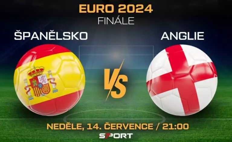 Španělsko - Anglie finále EURO 2024 ️ sestavy, live přenos