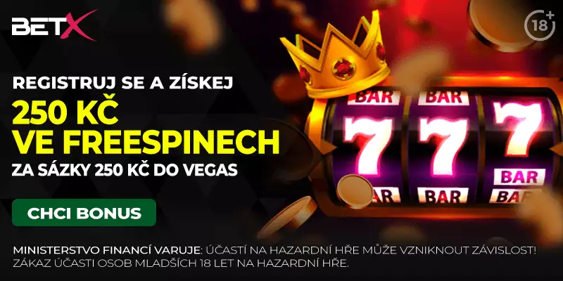 BetX casino bonus za registraci