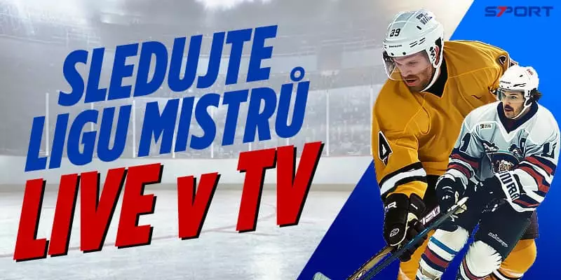 Sledujte hokejovou ligu mistrů live v TV