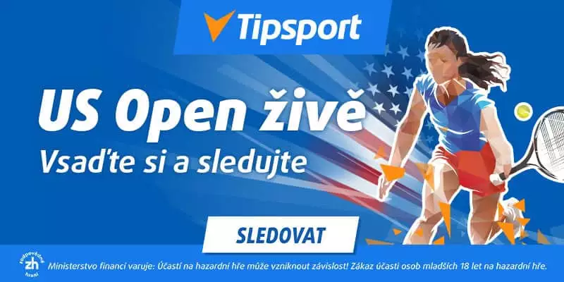 US Open live na TV Tipsport