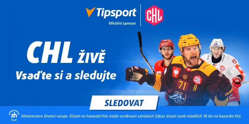 CHL live na TV Tipsport
