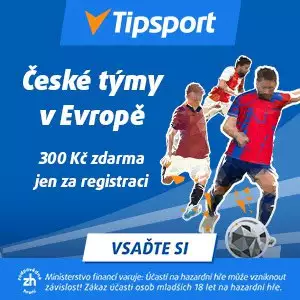 České týmy v Evropě s bonusem od Tipsportu