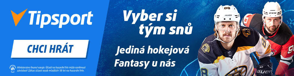 Sestavte svůj tým a sbírejte body v jediné hokejové fantasy lize na Tipsportu