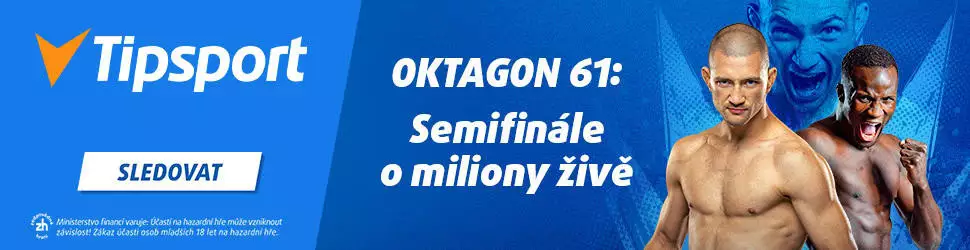 Sledujte Oktagon 61 na TV Tipsport