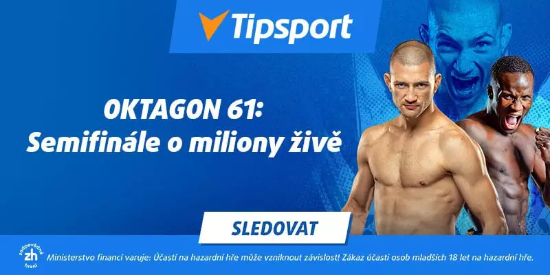 Oktagon 61 živě na TV Tipsport