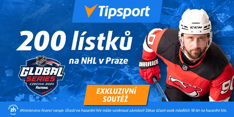 Soutěž o vstupenky na NHL v Praze od Tipsport