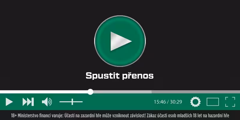 Zelený stream banner