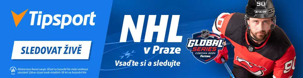 Sledujte NHL v Praze live na TV Tipsport