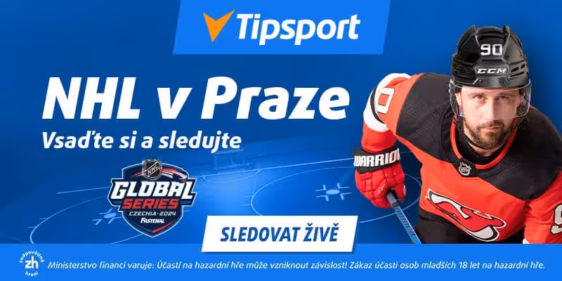 Vsaďte si a sledujte NHL v Praze na TV Tipsport